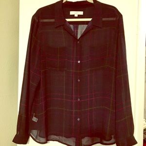 Flannel looking blouse